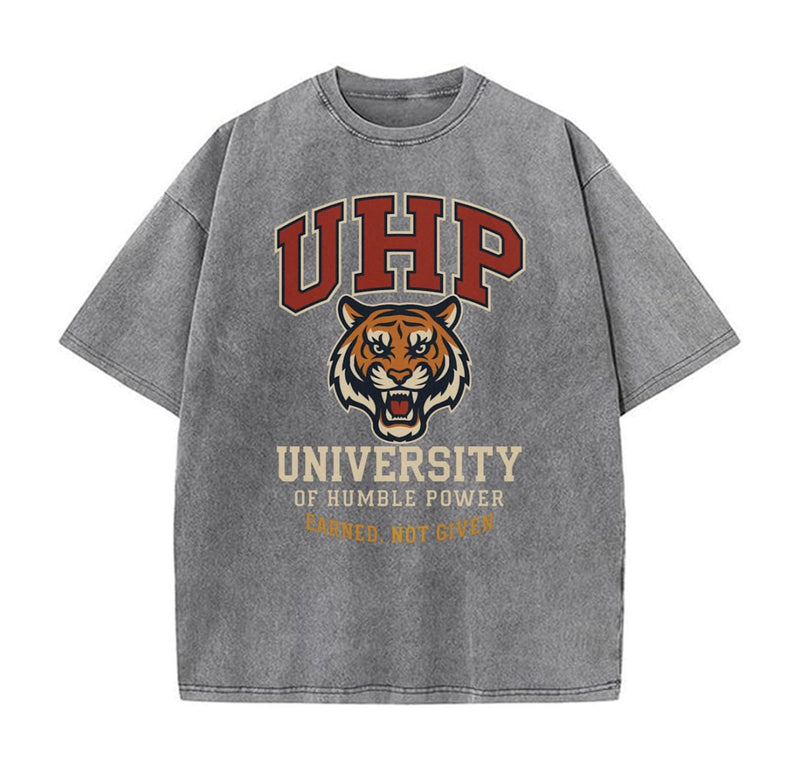 HF UNIVERSITY ACID DARK GRAY TEES