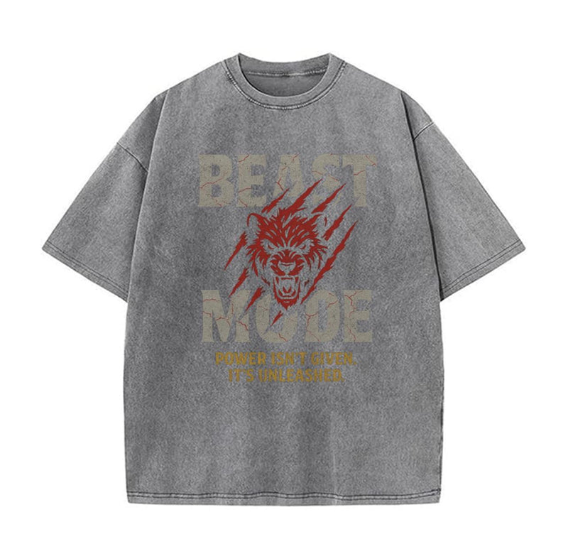 BEAST MODE ACID GREY TEES