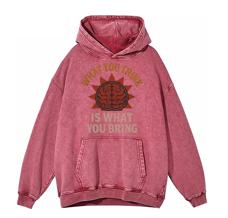 MANIFEST ACID BROWNISH-PINK HOODIE