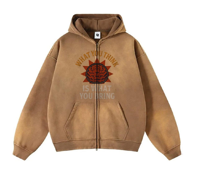 MANIFEST ACID BROWN HOODIE