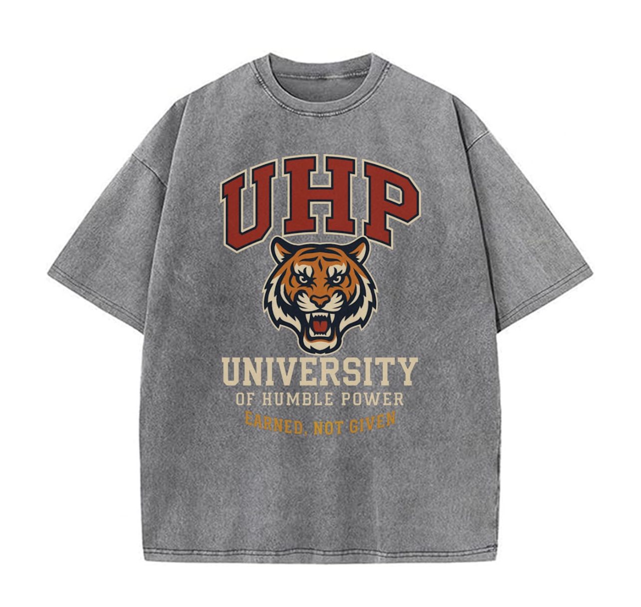 HF UNIVERSITY ACID DARK GRAY TEES