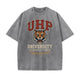 HF UNIVERSITY ACID DARK GRAY TEES