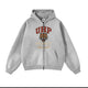 HF UNIVERSITY ACID WHITE HOODIE