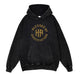 BLESSED BY ASSOCIATION ACID BLACK HOODIE
