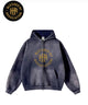 BLESSED BY ASSOCIATION ACID GREY-BLUE HOODIE