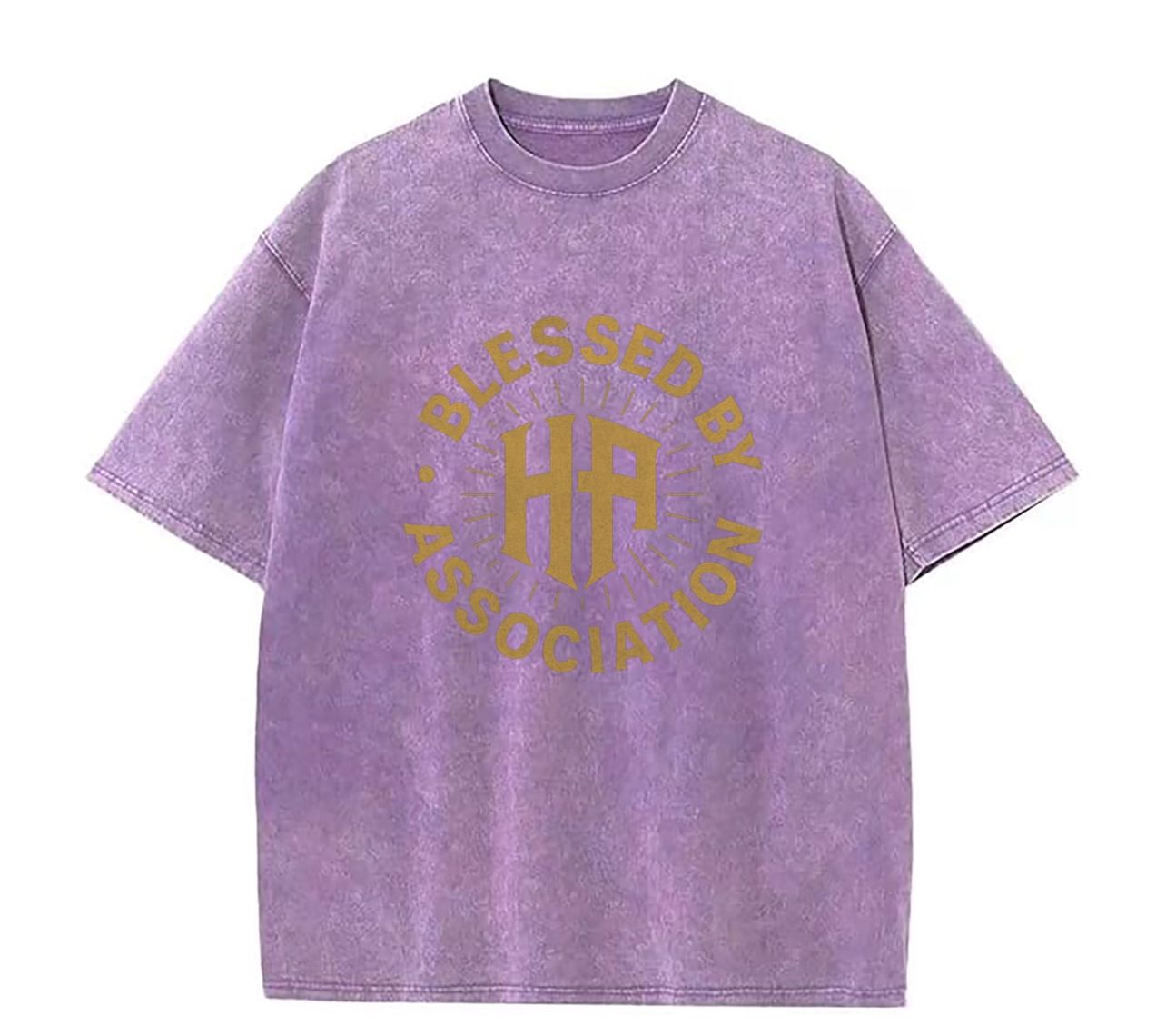 BLESSED BY ASSOCIATION ACID PURPLE TEES
