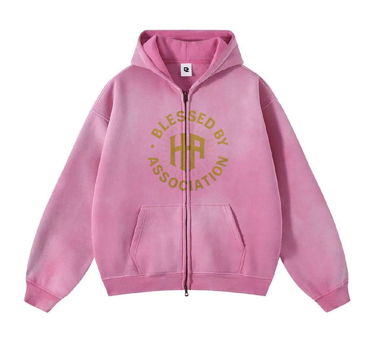 BLESSED BY ASSOCIATION CID PINK HOODIE